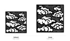 Clouds Wall Art — Japanese Wave & Cloud Panel | 2 Sizes