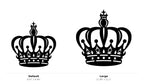 Crown Wall Art — Modern Line Art Royal Crown Silhouette