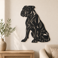 Cane Corso Italiano Wall Art — Geometric Dog Silhouette | 2 Sizes