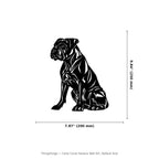 Cane Corso Italiano Wall Art — Geometric Dog Silhouette | 2 Sizes
