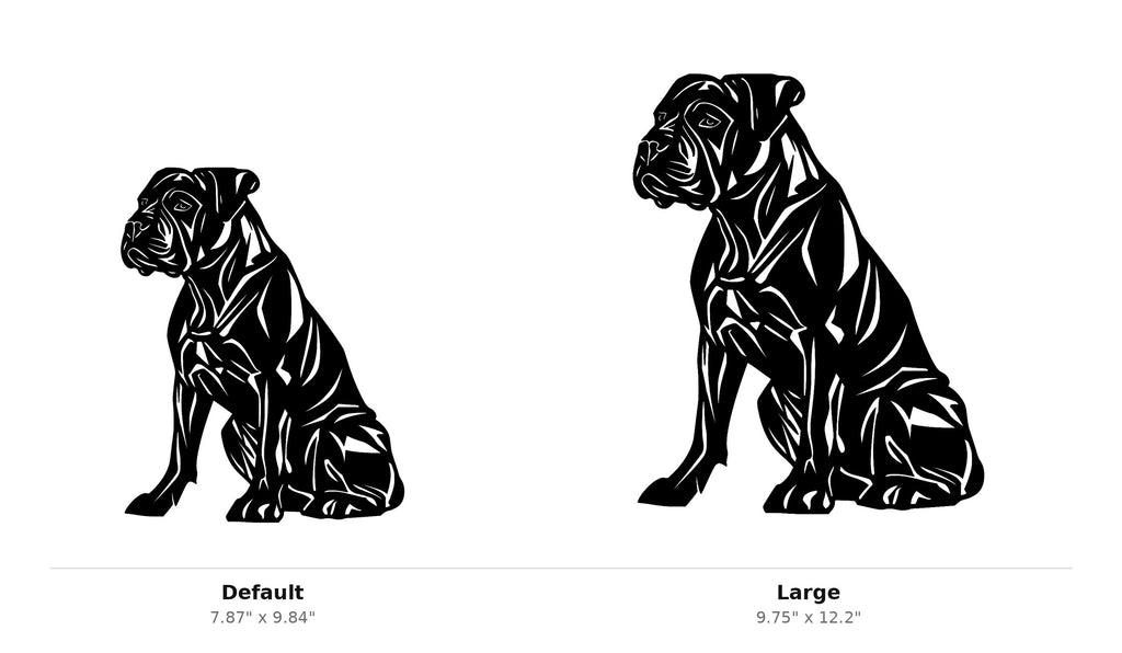 Cane Corso Italiano Wall Art — Geometric Dog Silhouette | 2 Sizes