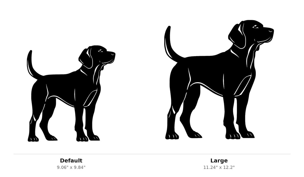 Labrador Wall Art — Standing Dog Silhouette | 2 Sizes