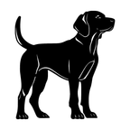 Labrador Wall Art — Standing Dog Silhouette | 2 Sizes