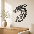 Dragon Head Wall Art — Low Poly Dragon Head | 2 Sizes