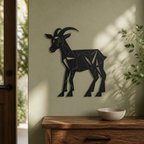 Goat Wall Art — Low Poly Standing Goat | 2 Sizes