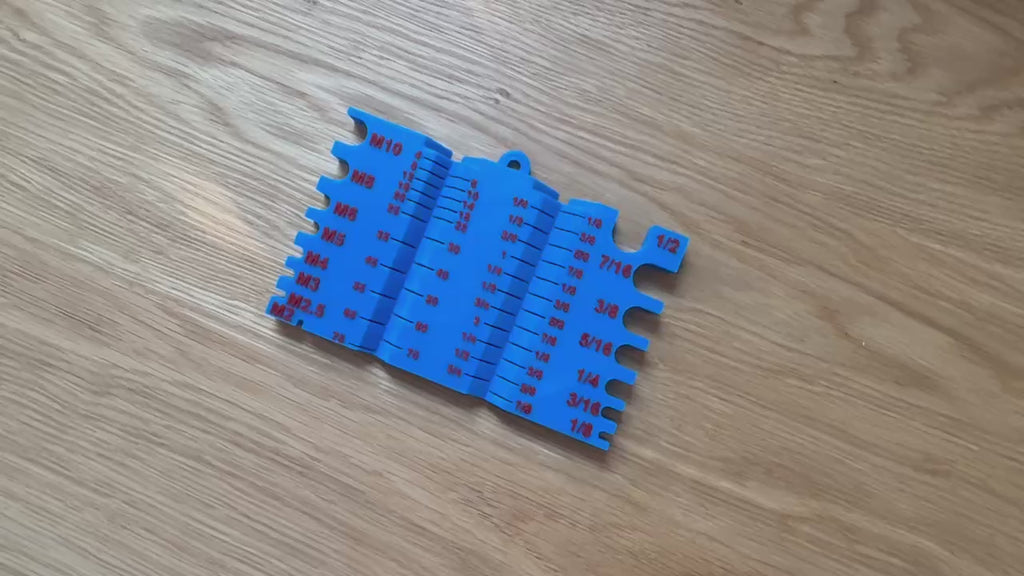 Bolt & Screw Gauge Tool | Metric & SAE | Custom Team Colors