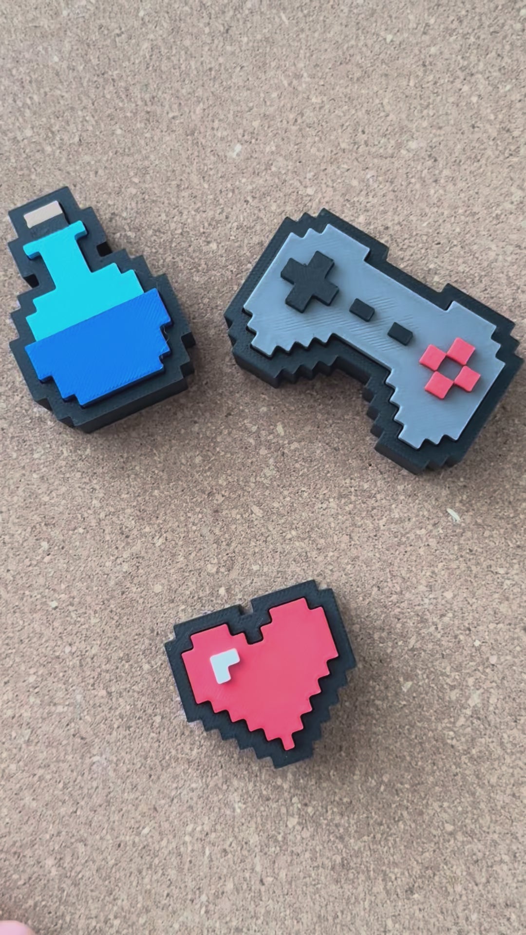 Potion Bottle Fidget Toy, Pixel Art Clicker, Retro Video Game Gift, Clicky Keyboard Switch Sensory Toy