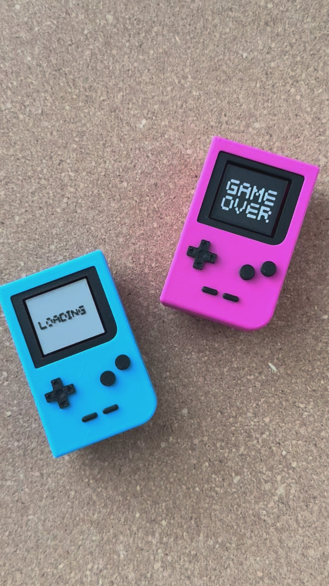 Retro Gameboy Fidget Clicker, Personalized Screen Text, Clicky Mechanical Switch Sensory Toy, Handmade USA Fidget Gift for Gamers