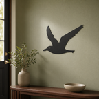 Seagull Wall Art — Coastal Bird Silhouette | 2 Sizes
