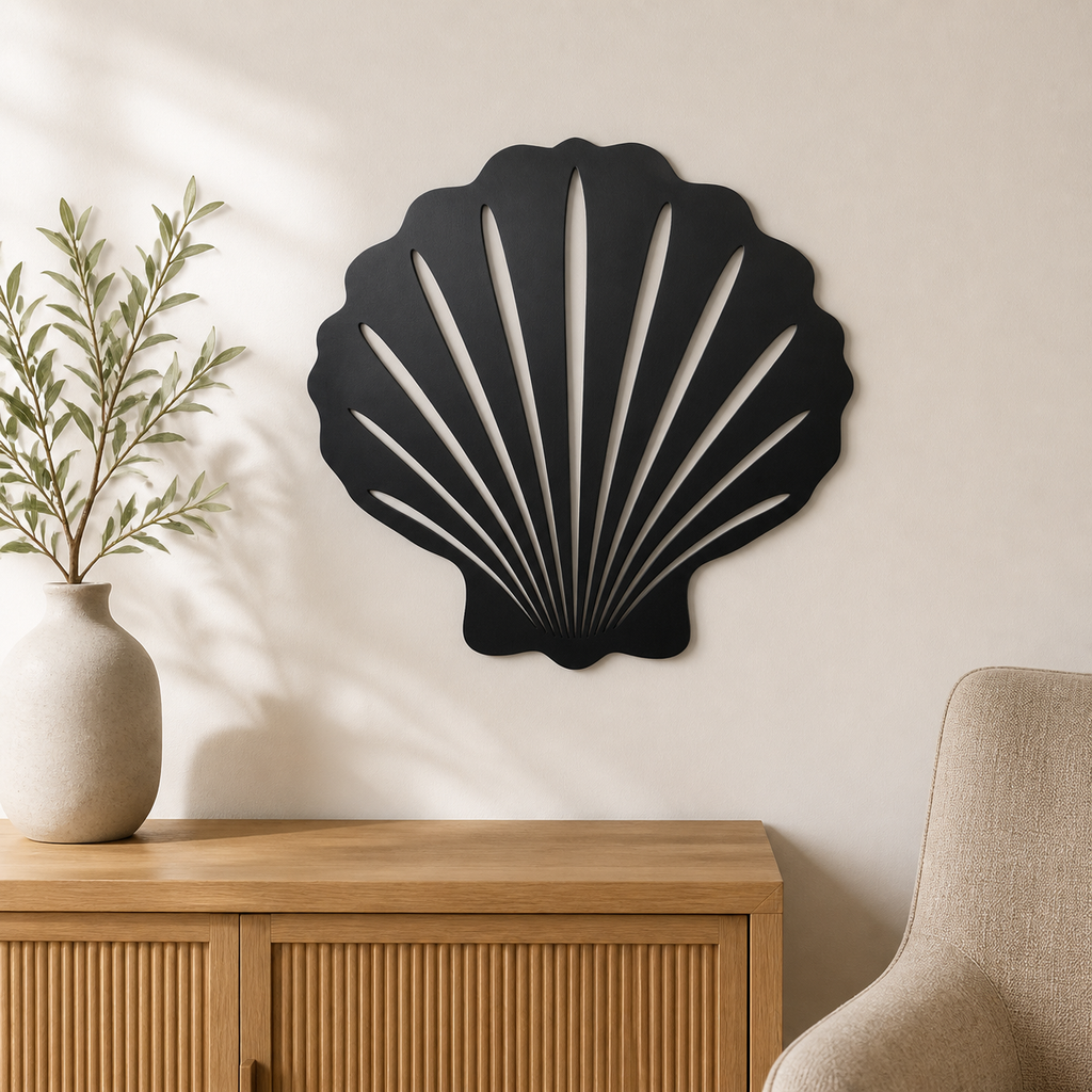 Shell Wall Art — Seashell Silhouette | 2 Sizes