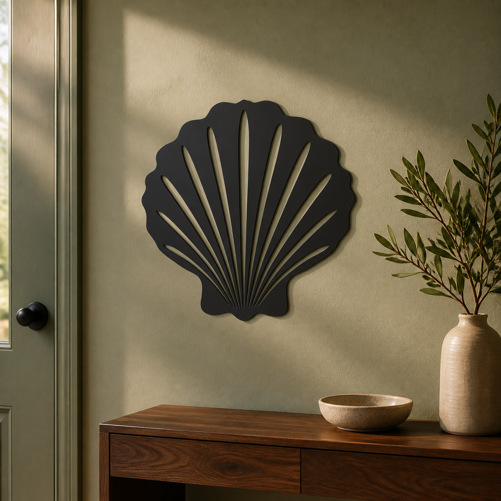 Shell Wall Art — Seashell Silhouette | 2 Sizes