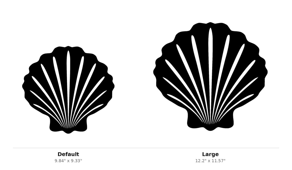 Shell Wall Art — Seashell Silhouette | 2 Sizes