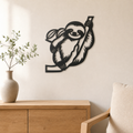 Sloth Wall Art — Hanging Branch Silhouette | 2 Sizes
