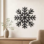 Snowflake Wall Art — Intricate Winter Silhouette | 2 Sizes