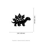 Stegosaurus Wall Art — Friendly Dinosaur Silhouette | 2 Sizes