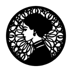 Spanish Woman Wall Art — Circle Frame Profile Portrait | 2 Sizes